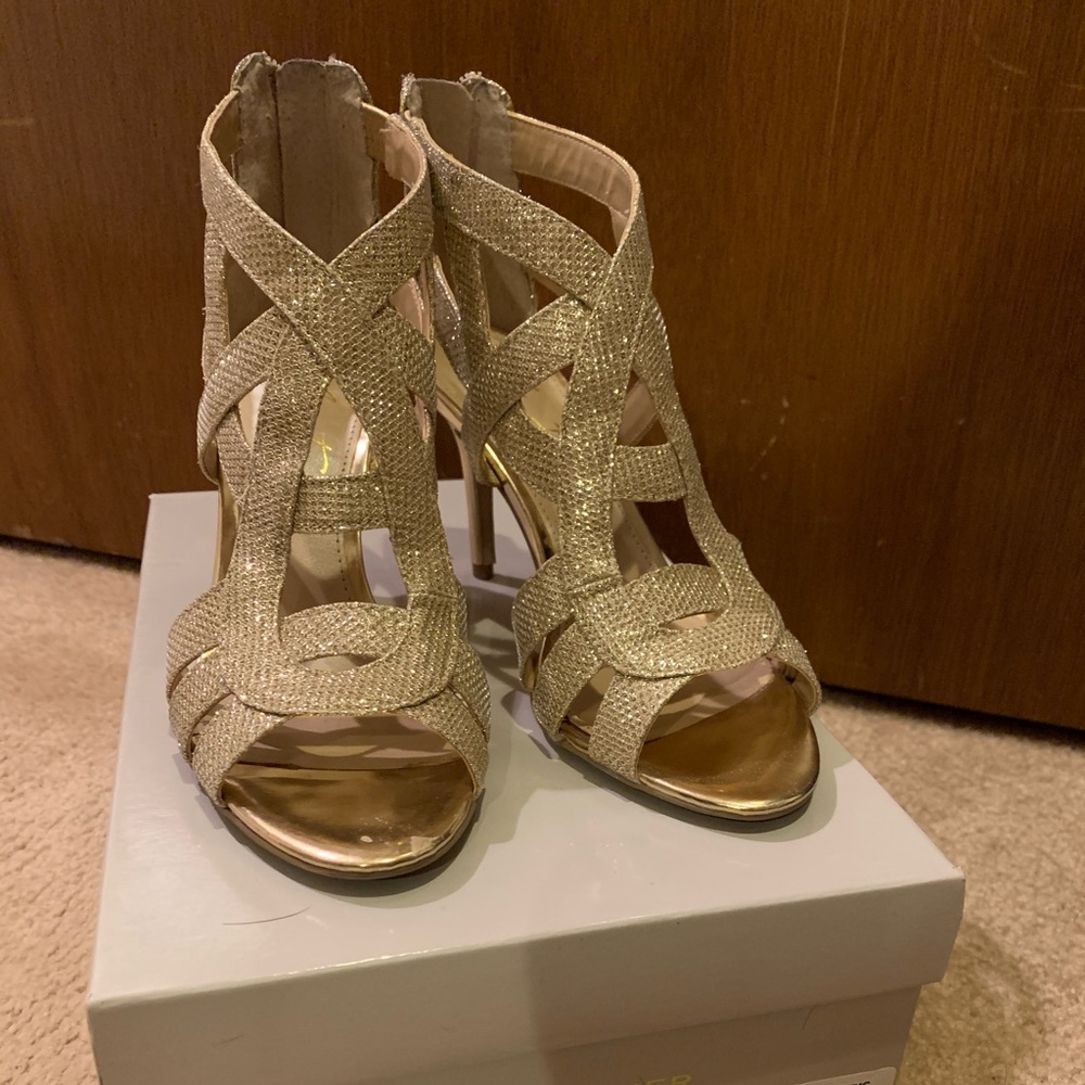 Gold heels